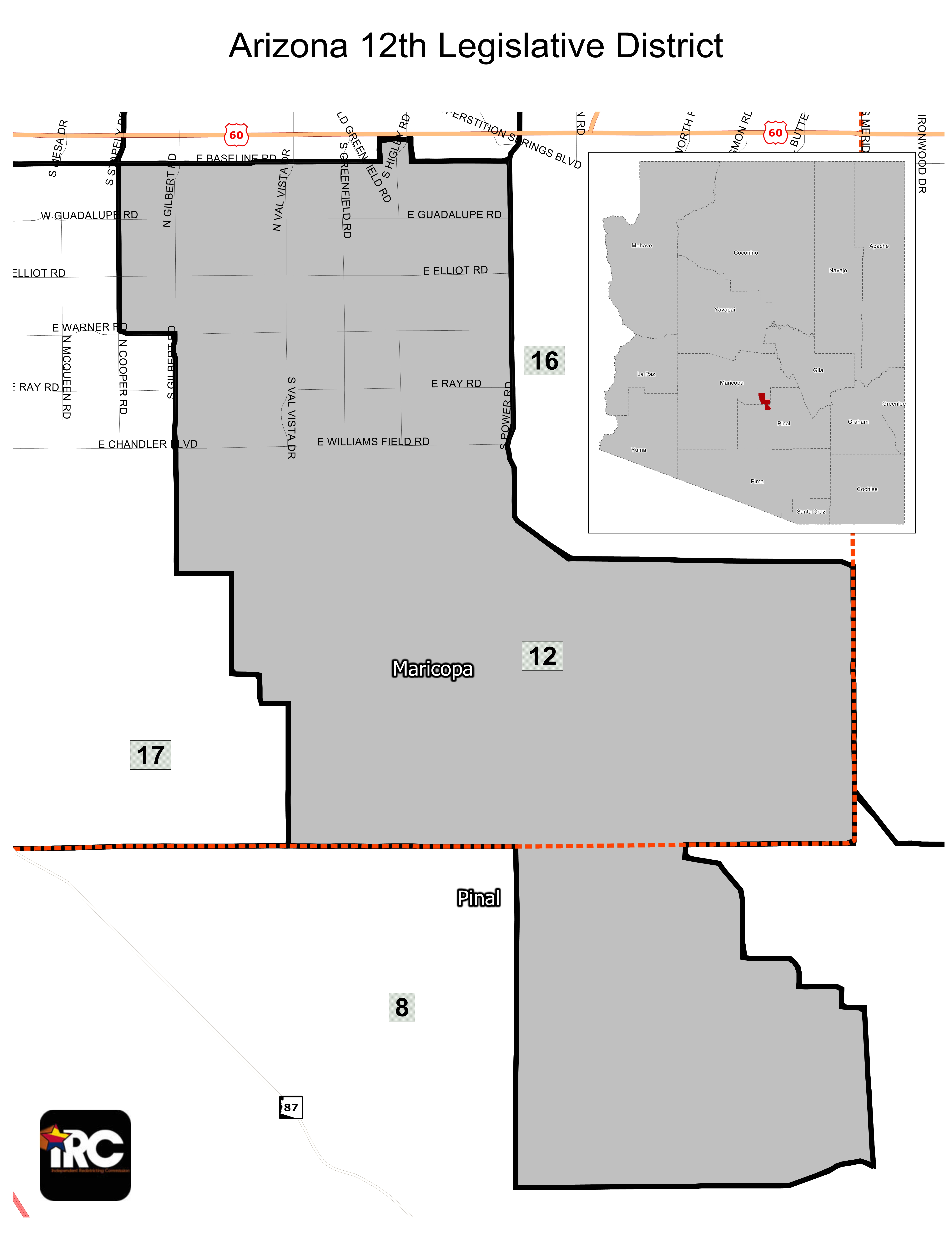 12th Legislative District Arizona Independent Redistricting Commission